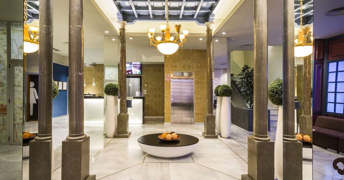 Een foto van het interieur van Hotel Comfort Dauro 2