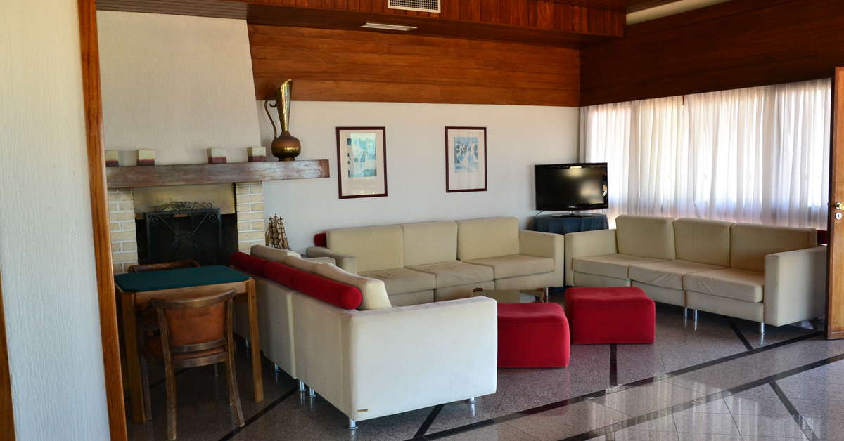 Een foto van het interieur van Hotel Santo Andre