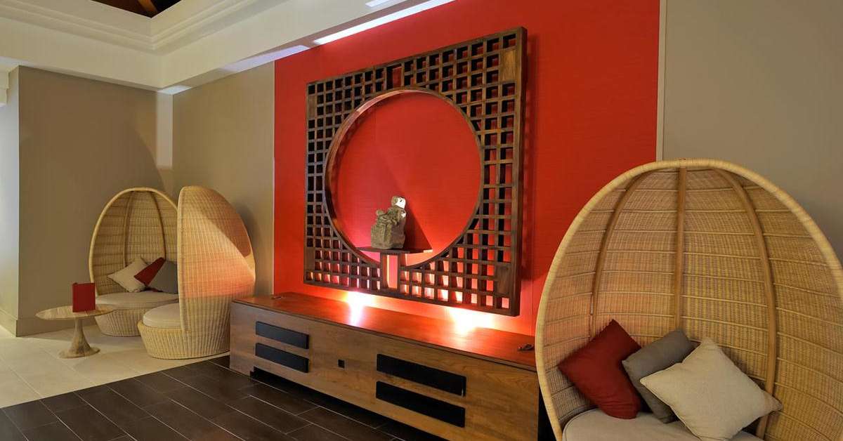 Een foto van het interieur van Vincci Costa Golf