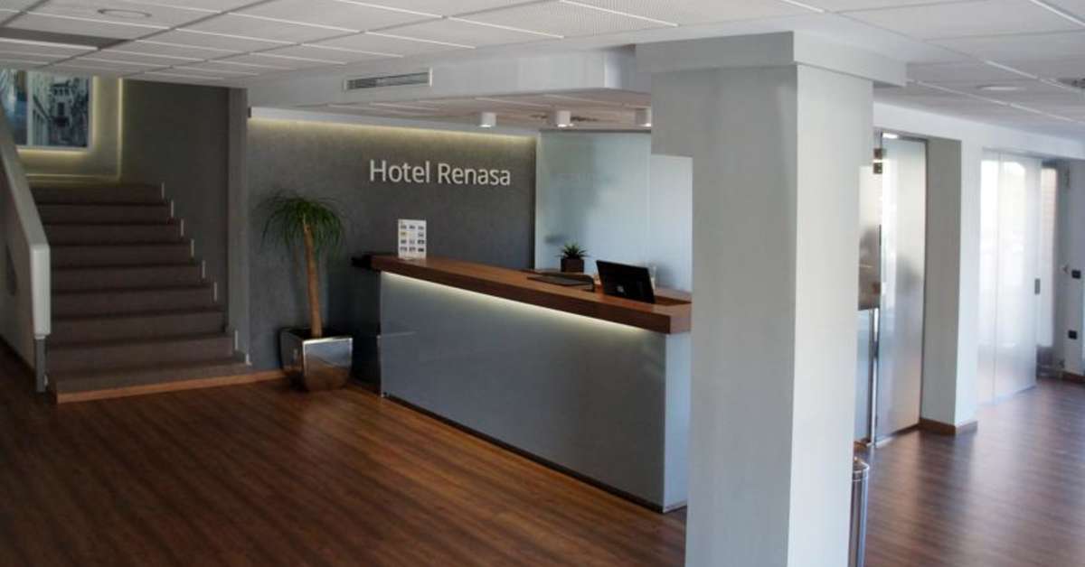 Een foto van het interieur van Sweet Hotel Renasa