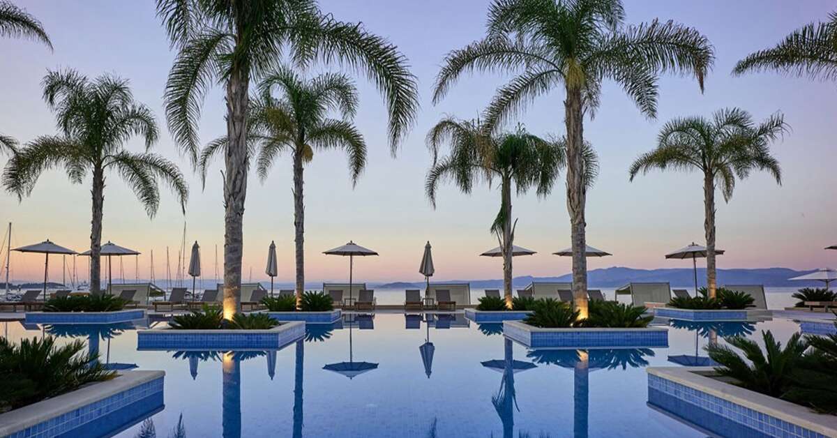 Een foto van het zwembad bij Miraggio Thermal Spa Resort