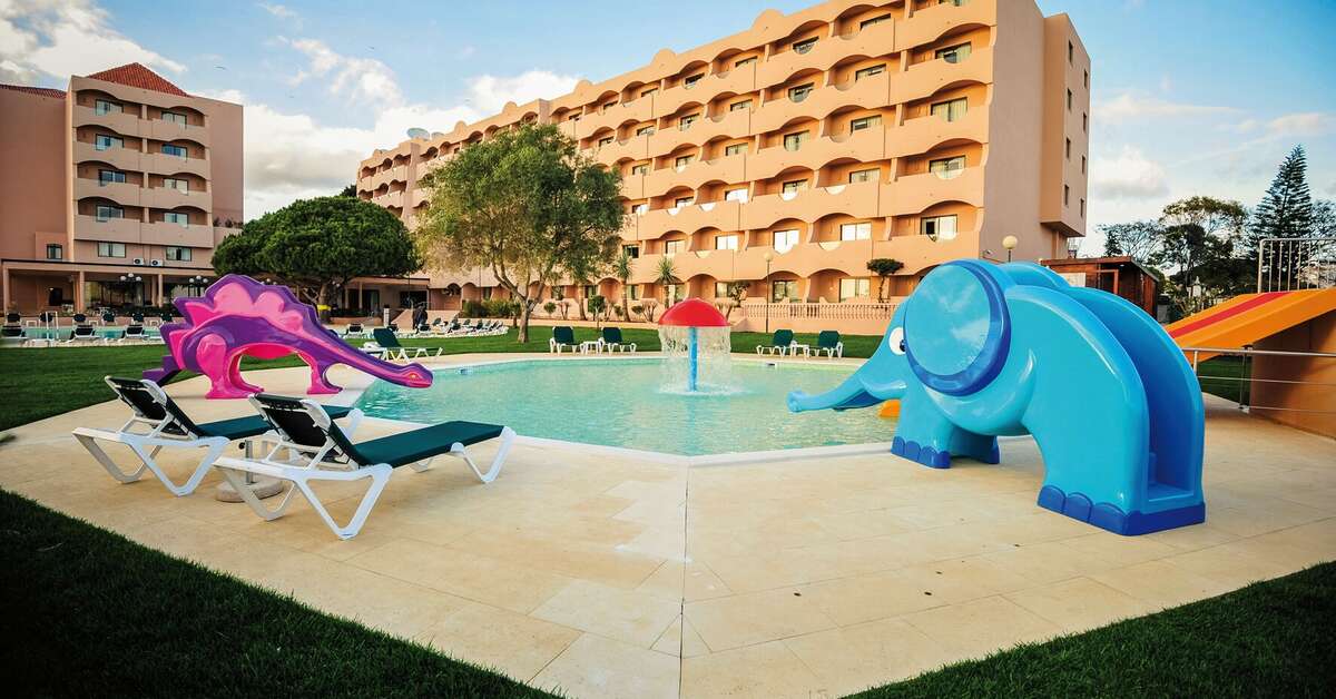 Ein Foto vom Pool im Vila Gale Atlantico