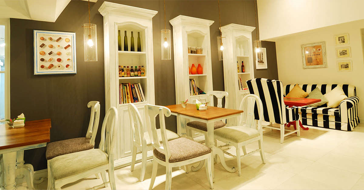 Een foto van het interieur van Woodlands Hotel & Resort