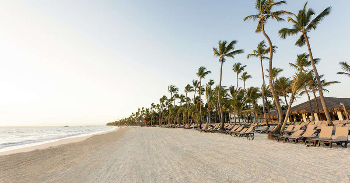 Ein Foto vom Strand beim Occidental Grand Punta Cana Resort
