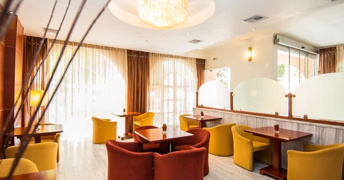 Een foto van het interieur van Palatino Hotel Zakynthos