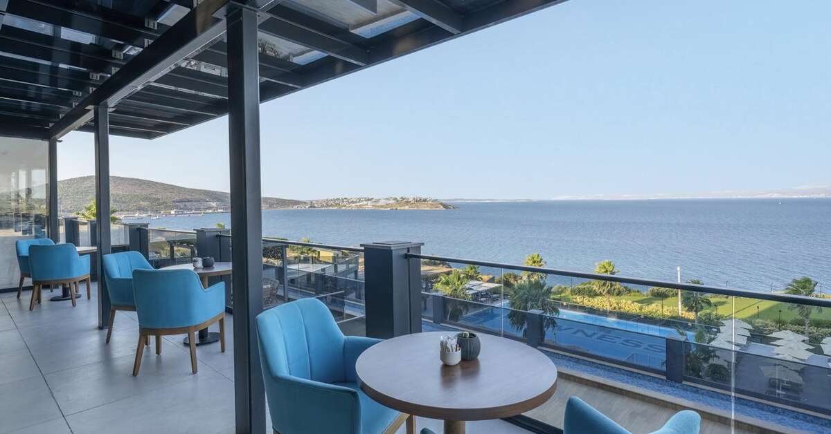 Een foto van het terras bij The Nowness Luxury Hotel & Spa