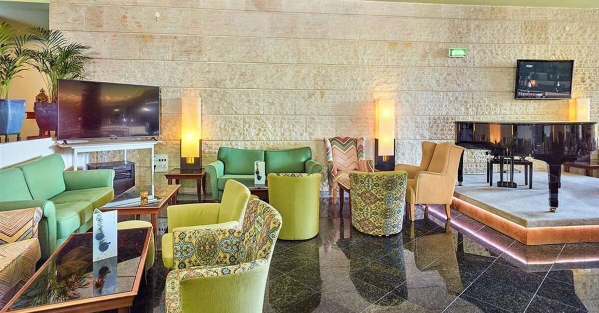 Een foto van het interieur van Hotel Baia Grande