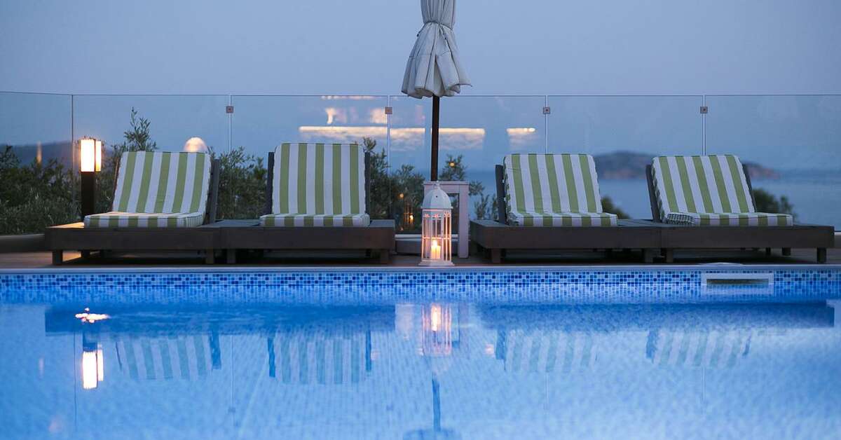 Ein Foto vom Pool im Irida Aegean View