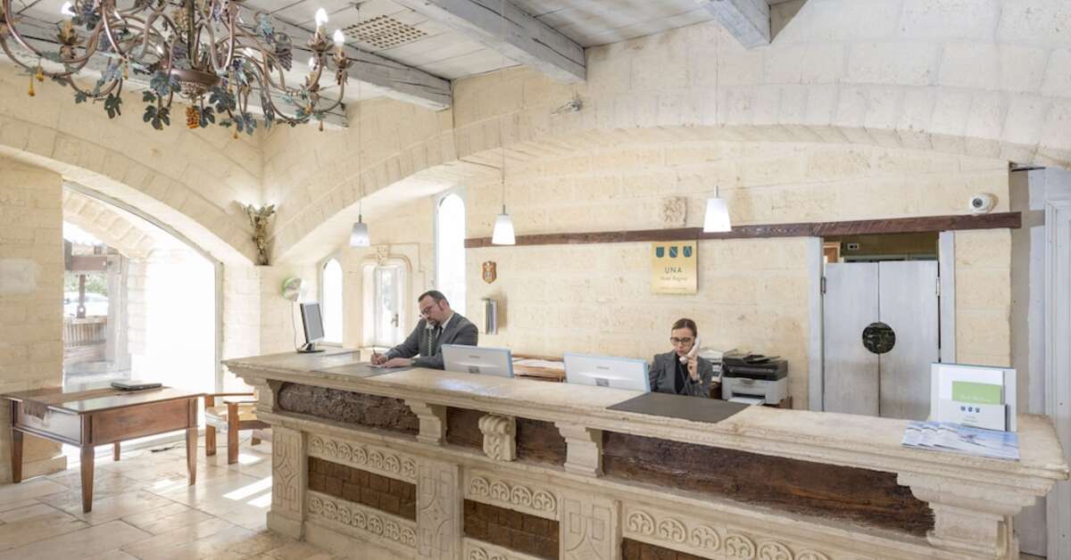 Een foto van de faciliteiten bij Unahotels Regina Bari