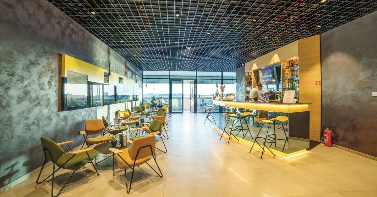 Een foto van de faciliteiten bij Hotel Olympia Sky