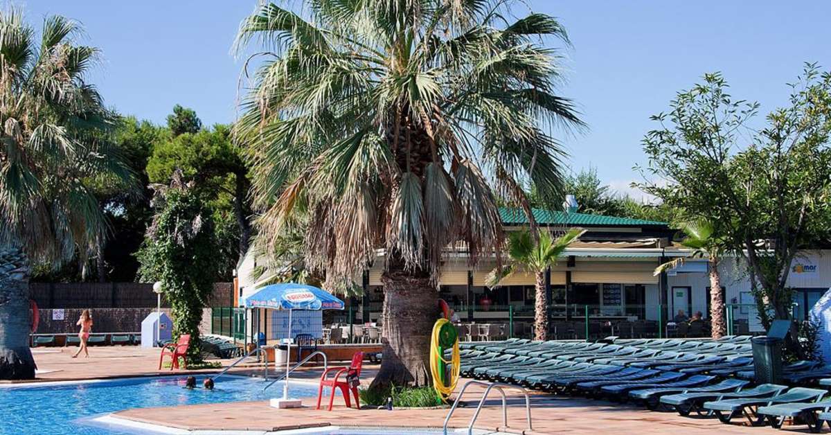 Een foto van het zwembad bij Camping Solmar