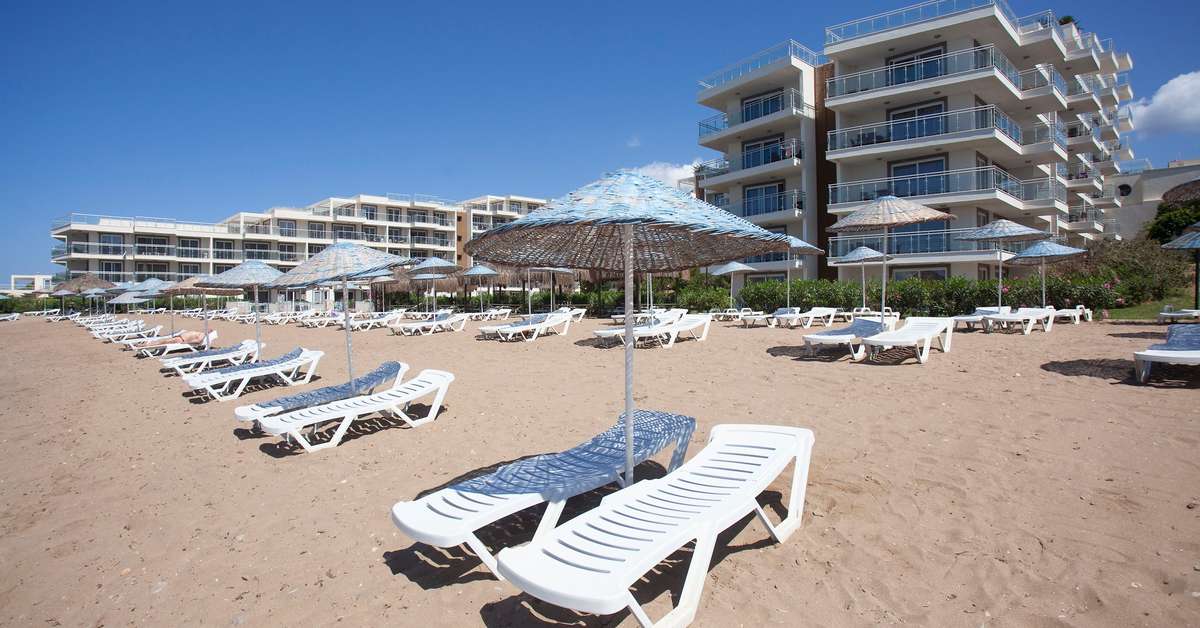 Een foto van het strand bij Karya Family Resort