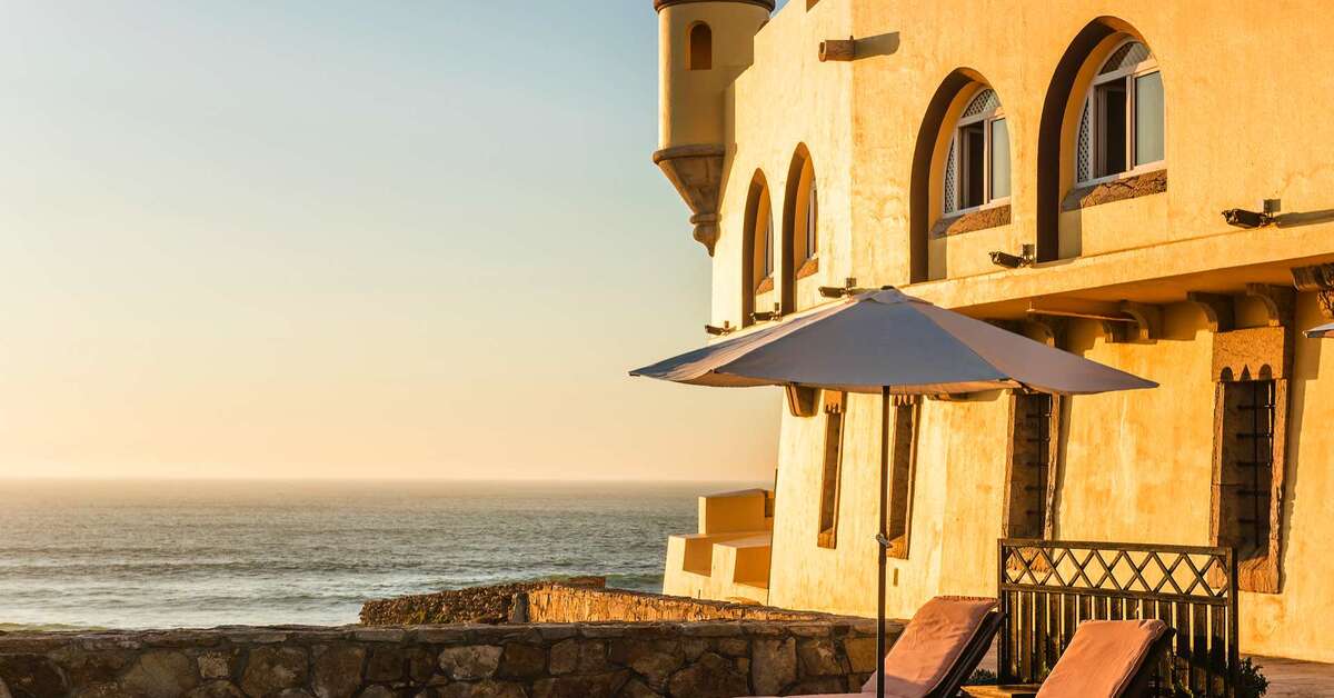 Een foto van de buitenkant van Fortaleza Do Guincho