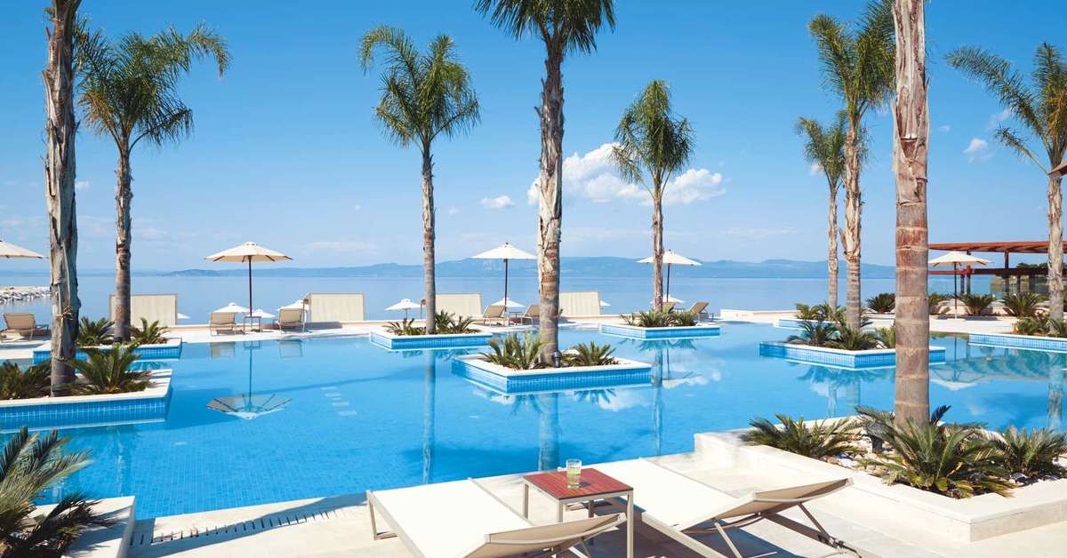 Een foto van het zwembad bij Miraggio Thermal Spa Resort