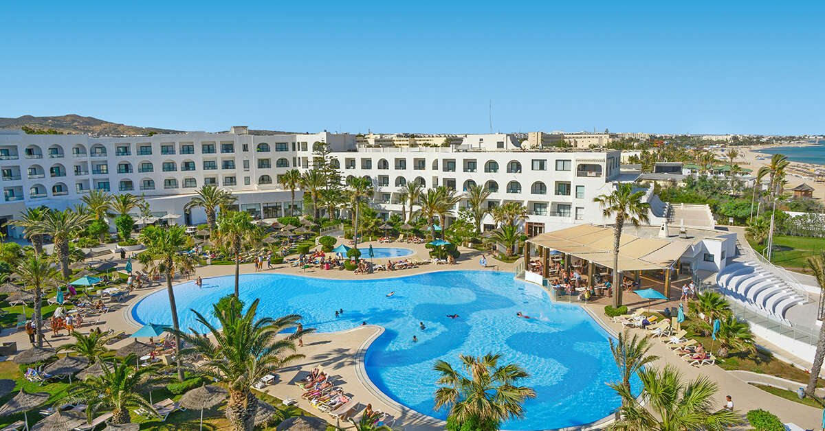 Een foto van het zwembad bij Vincci Nozha Beach & Spa
