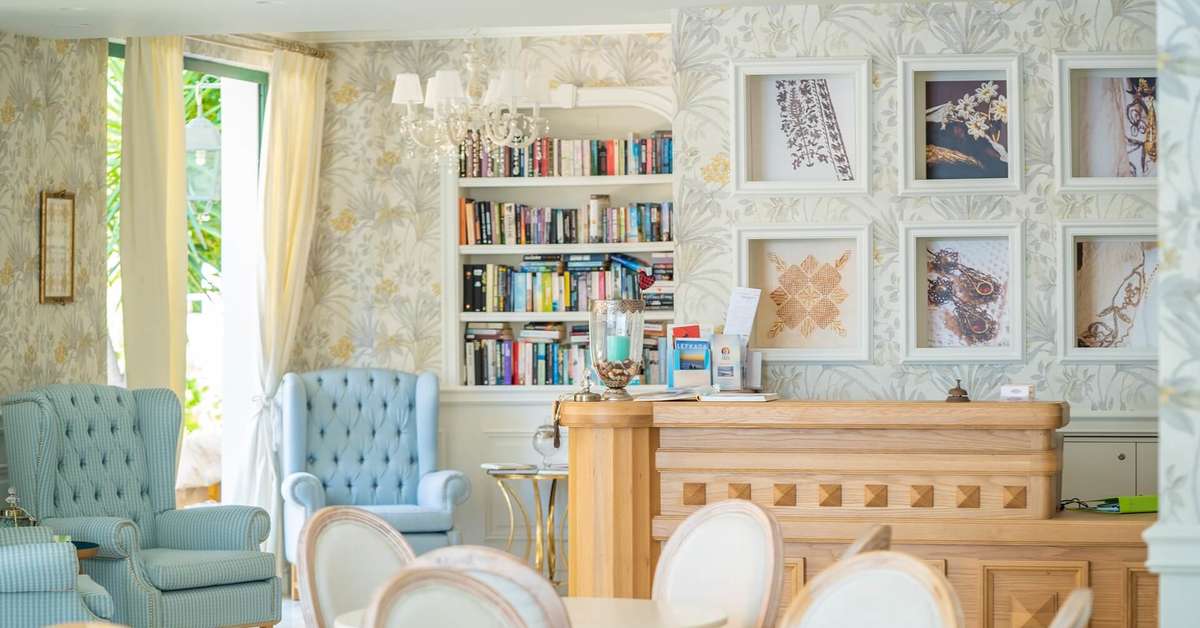 Een foto van het interieur van Hotel Orion
