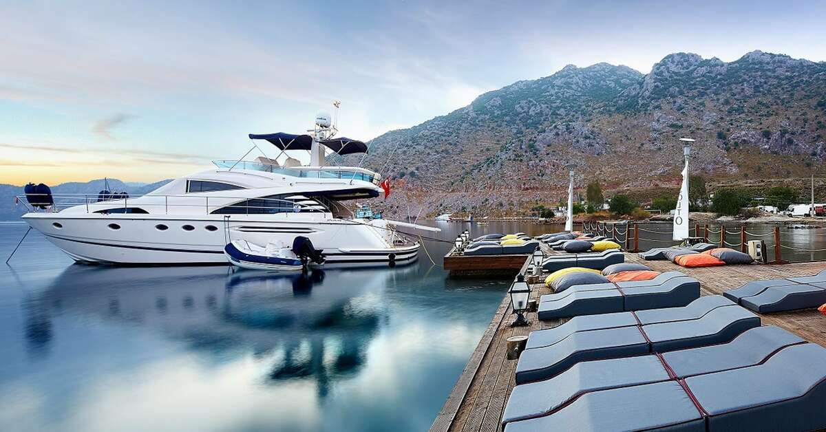 Een foto van het terras bij Fi Light Solto Boutique Beach Hotel