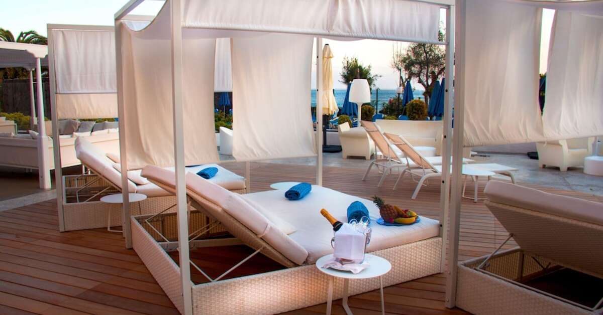 Een foto van het terras bij Alexandre Grand Teguise Playa