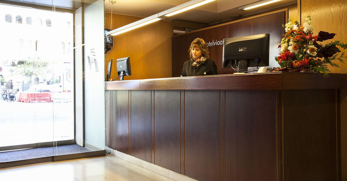 Ein Foto vom Innenbereich im Hotel Via Augusta