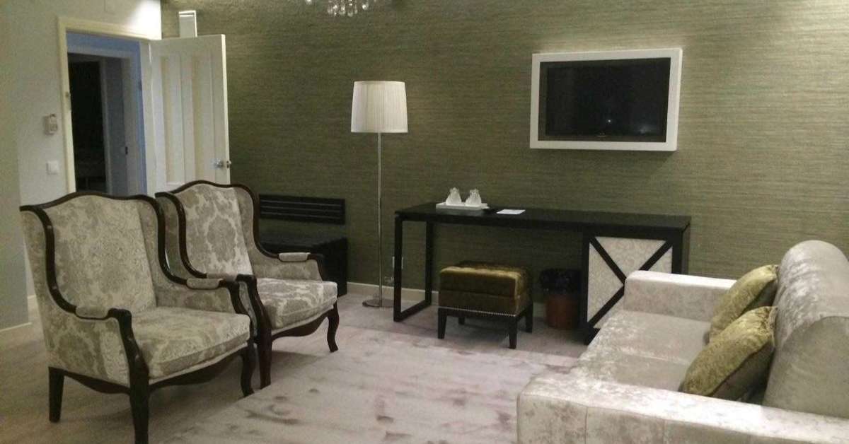 Een foto van het interieur van Josefa D Obidos Hotel