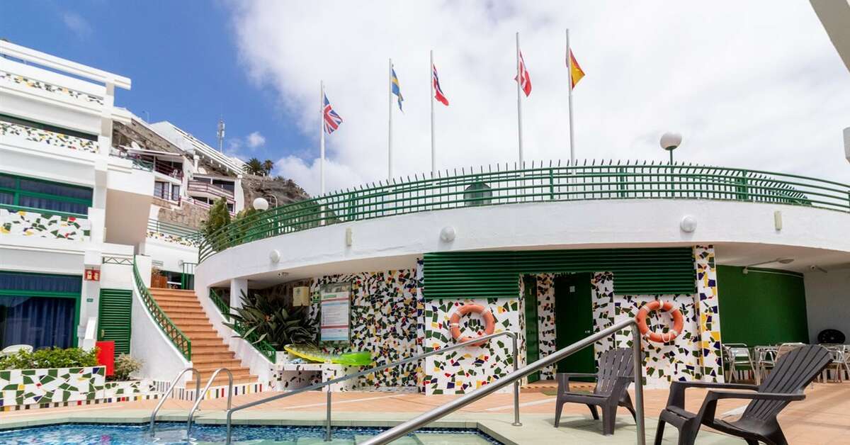 Ein Foto vom Pool im Apartments Porlamar
