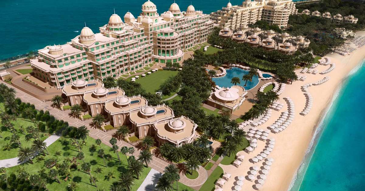 Ein Foto von der Außenansicht des Raffles The Palm Dubai
