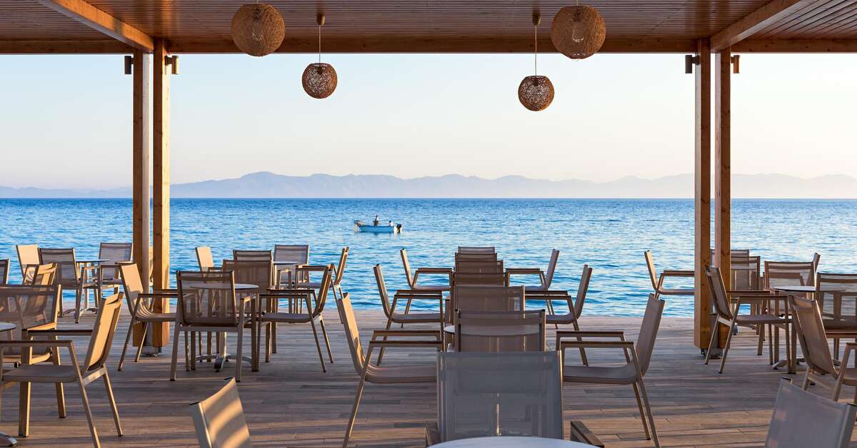 Een foto van de faciliteiten bij Avra Beach Resort Hotel & Bungalows