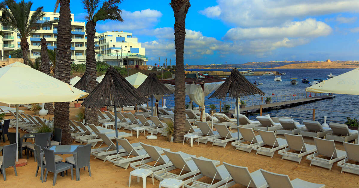 Ein Foto vom Strand beim Riviera Spa Resort