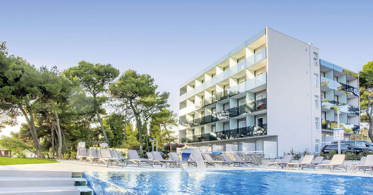 Een foto van het zwembad bij Villas Arausana & Antonina