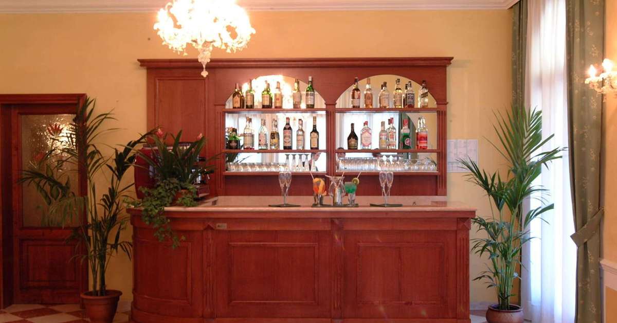 Een foto van het interieur van Hotel Villa Cipro