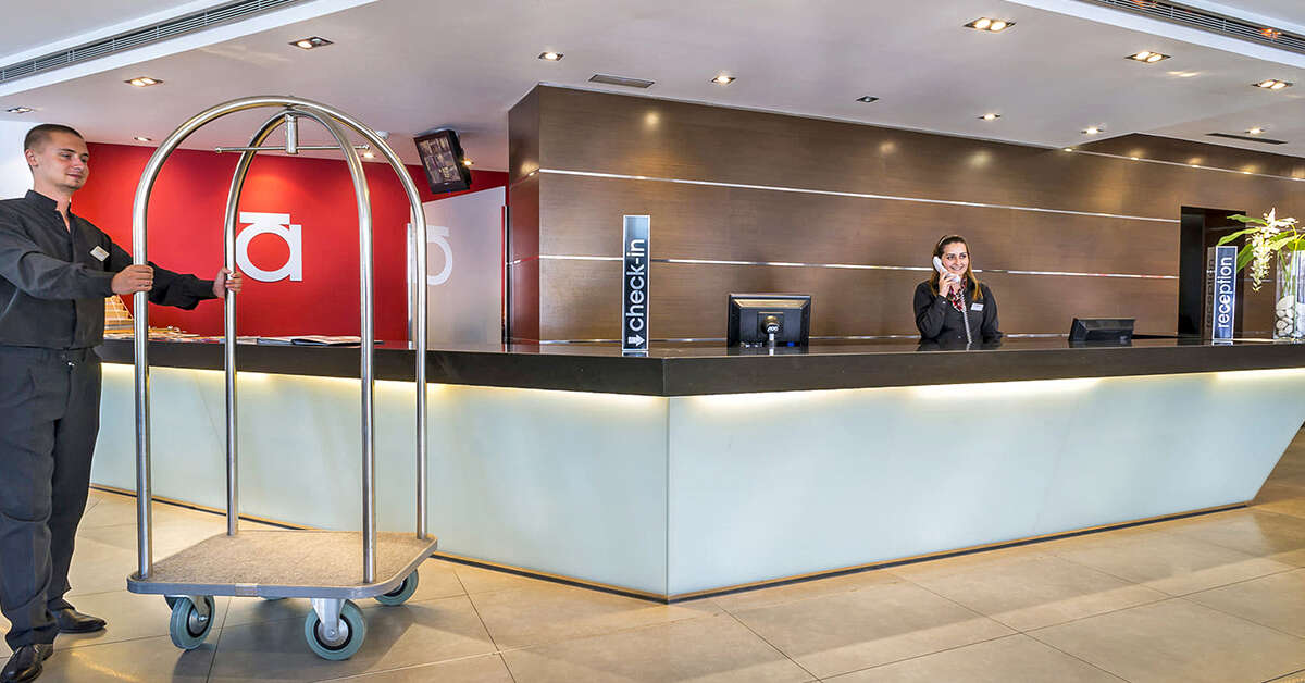 Een foto van het interieur van Nautic Hotel & Spa
