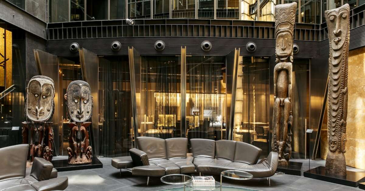 Een foto van het interieur van Hotel Urban