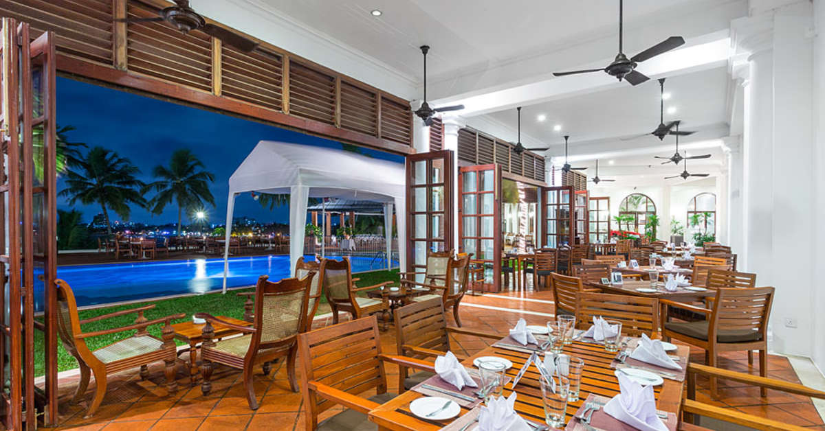 Een foto van de faciliteiten bij Mount Lavinia