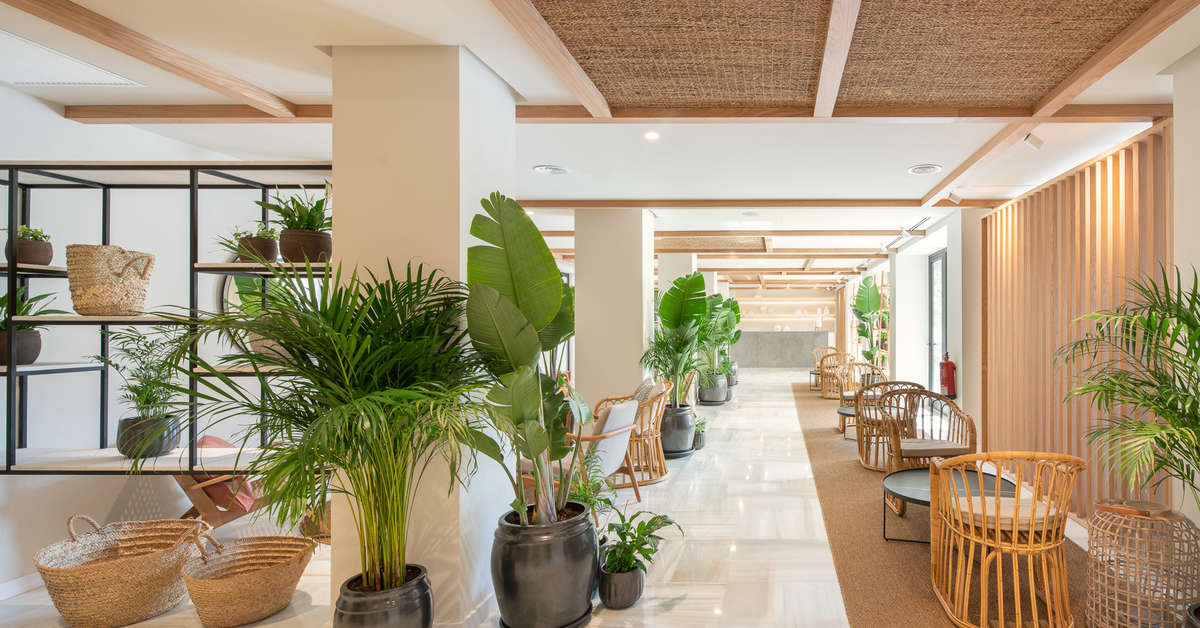 Een foto van het interieur van Hotel Eden Nord
