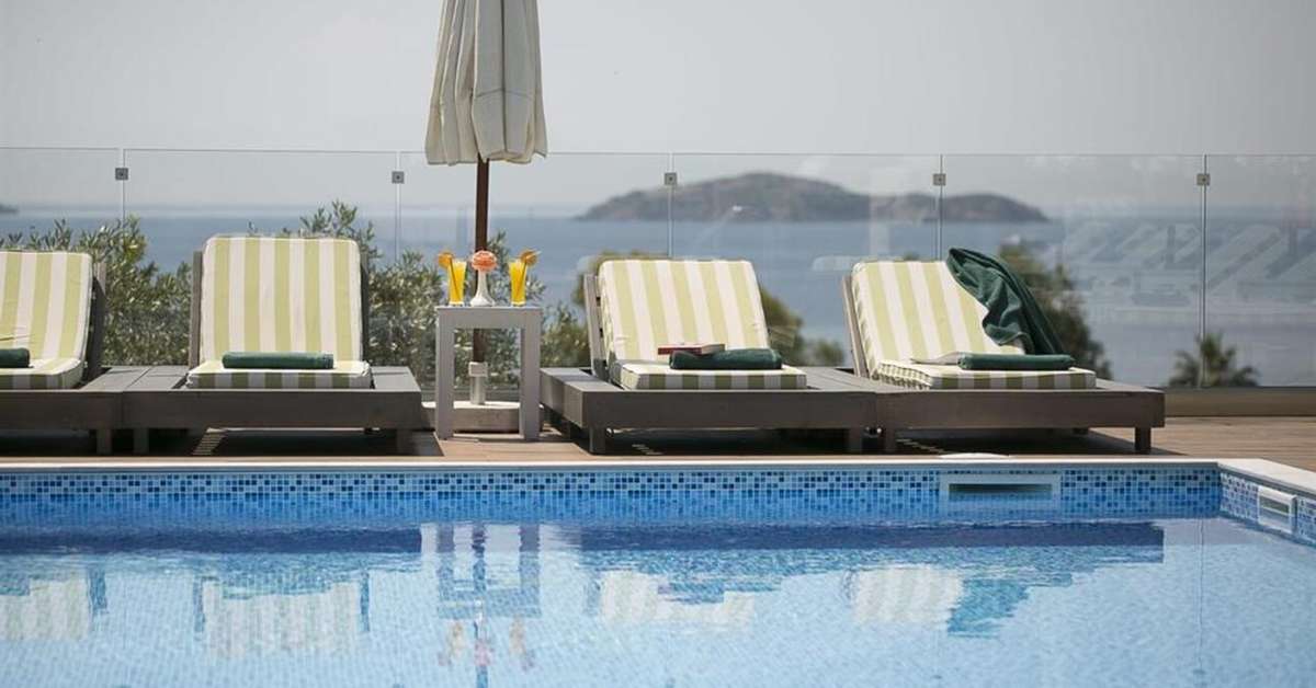Ein Foto vom Pool im Irida Aegean View