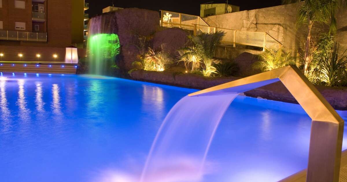 Een foto van het zwembad bij Hotel Papi