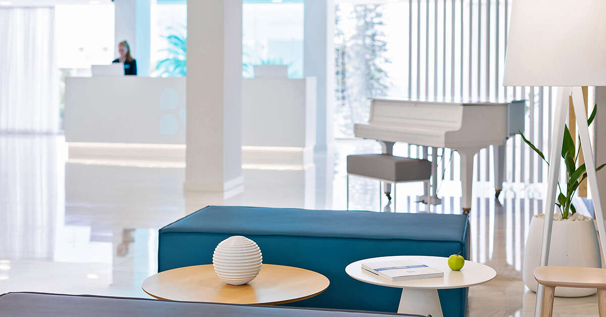 Een foto van het interieur van Blue Sea Interpalace