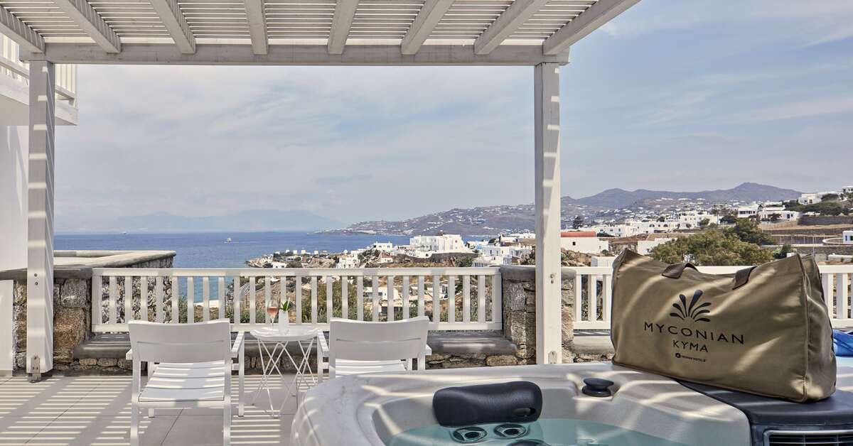 Ein Foto Myconian Kyma Design Hotel