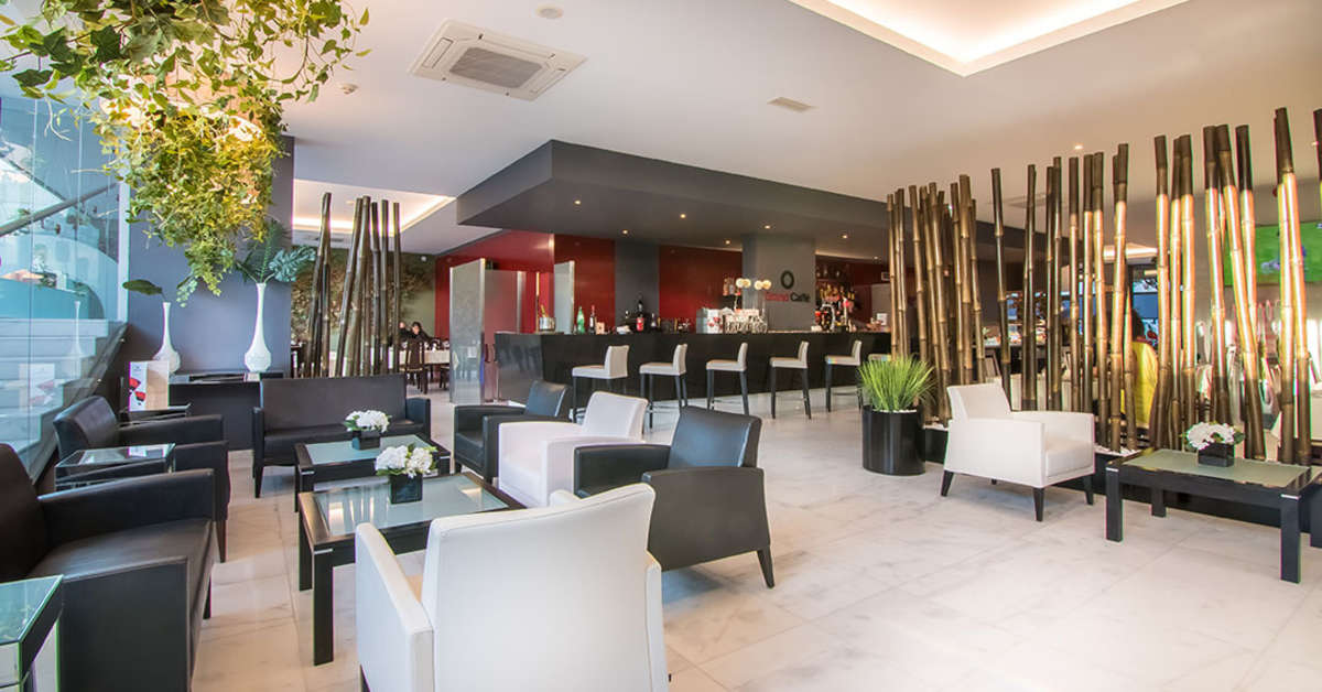 Een foto van het interieur van Hotel Da Rocha