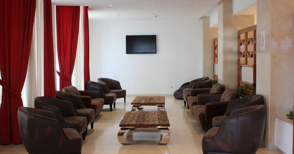 Een foto van het interieur van Appartementen Bajondillo