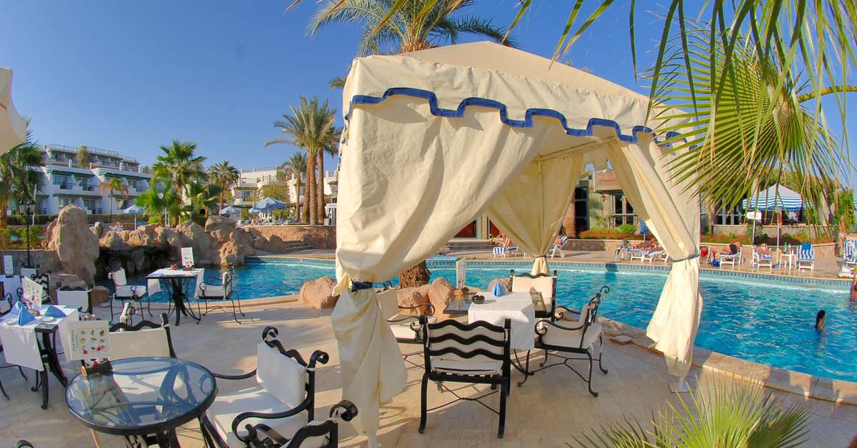 Ein Foto vom Pool im Safir Sharm Waterfalls 