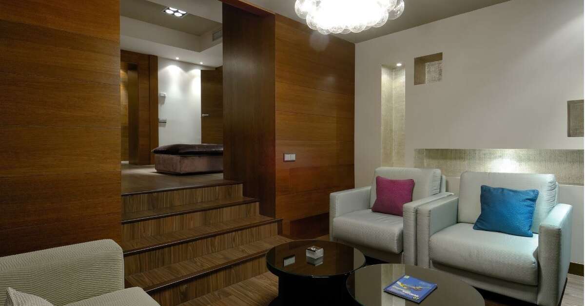Een foto van het interieur van Vincci Soho