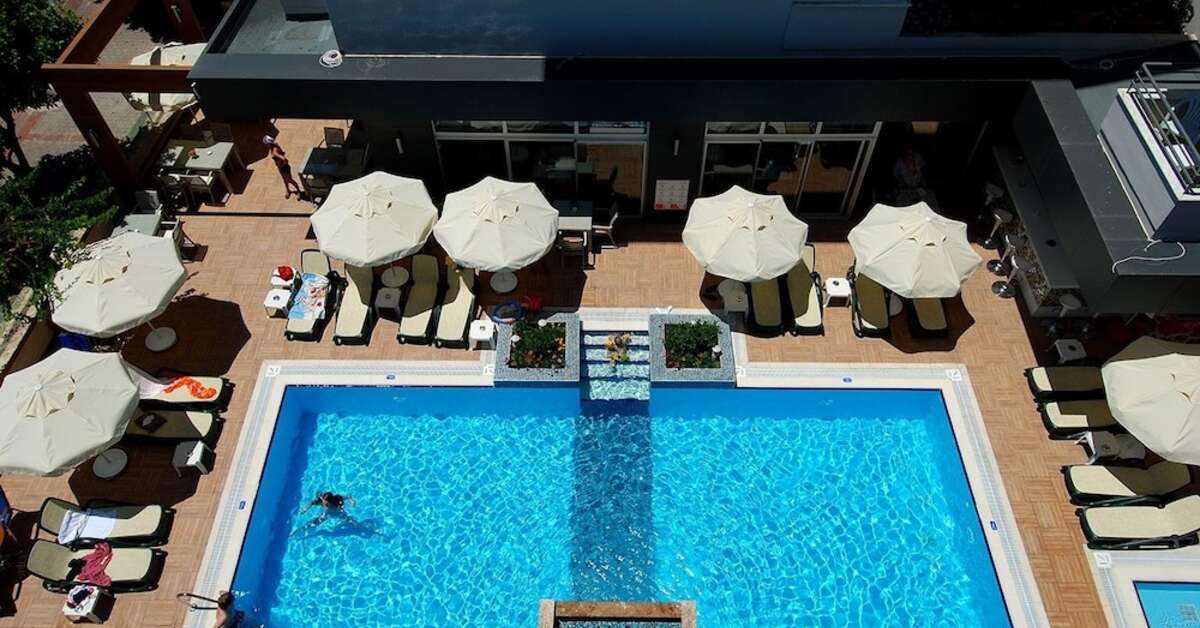 Een foto van het zwembad bij Time Beach Hotel
