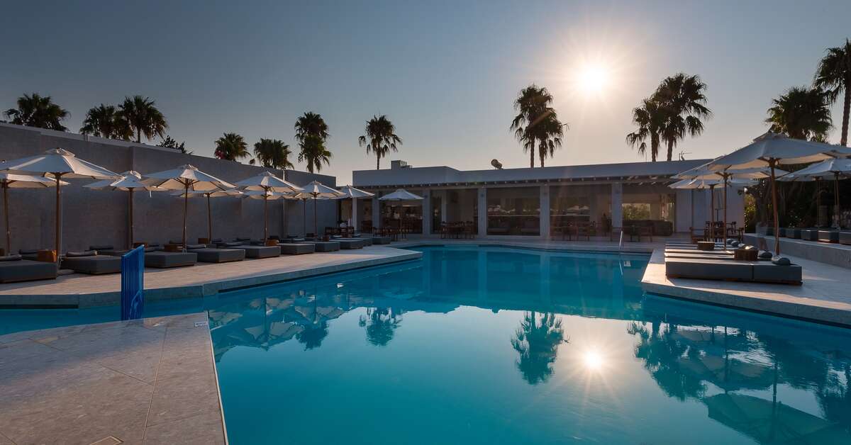 Ein Foto vom Pool im Diamond Boutique Hotel