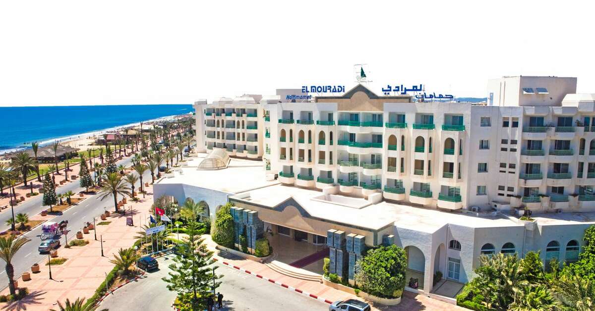 Een foto van de buitenkant van El Mouradi Hammamet Resort