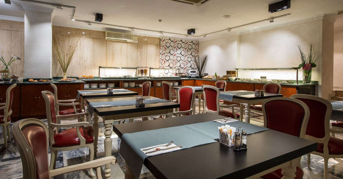 Een foto van de faciliteiten bij Salles Hotel Malaga Centro