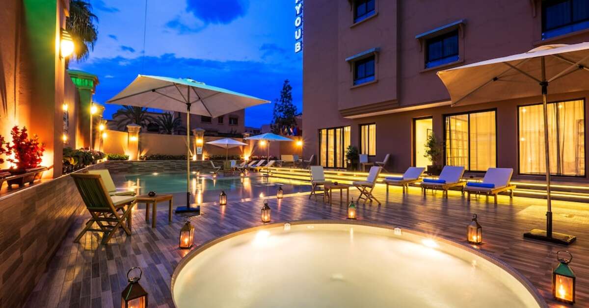 Een foto van de faciliteiten bij Hotel Ayoub