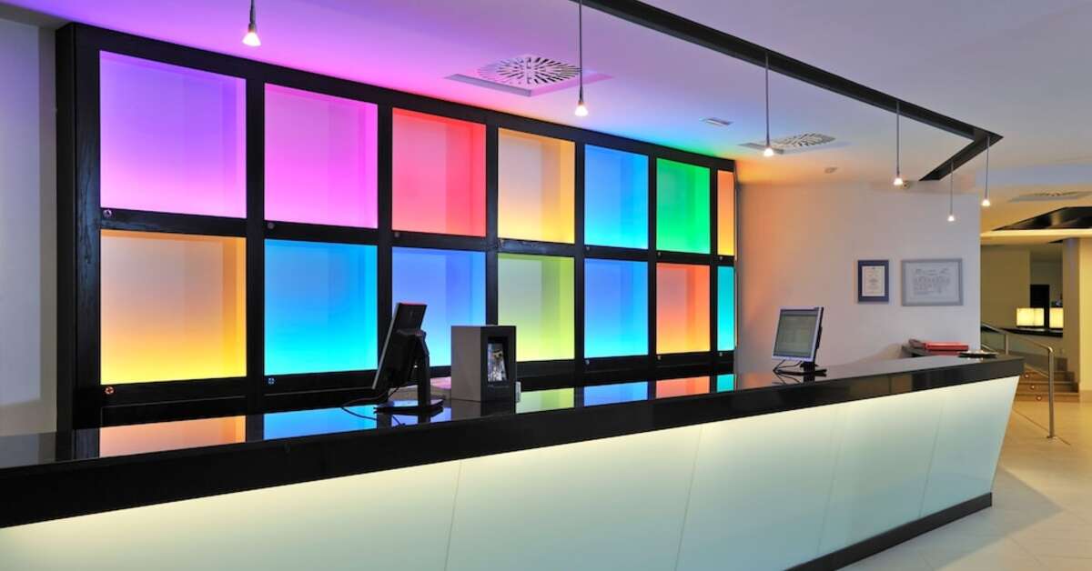 Een foto van het interieur van Sol Guadalupe Hotel