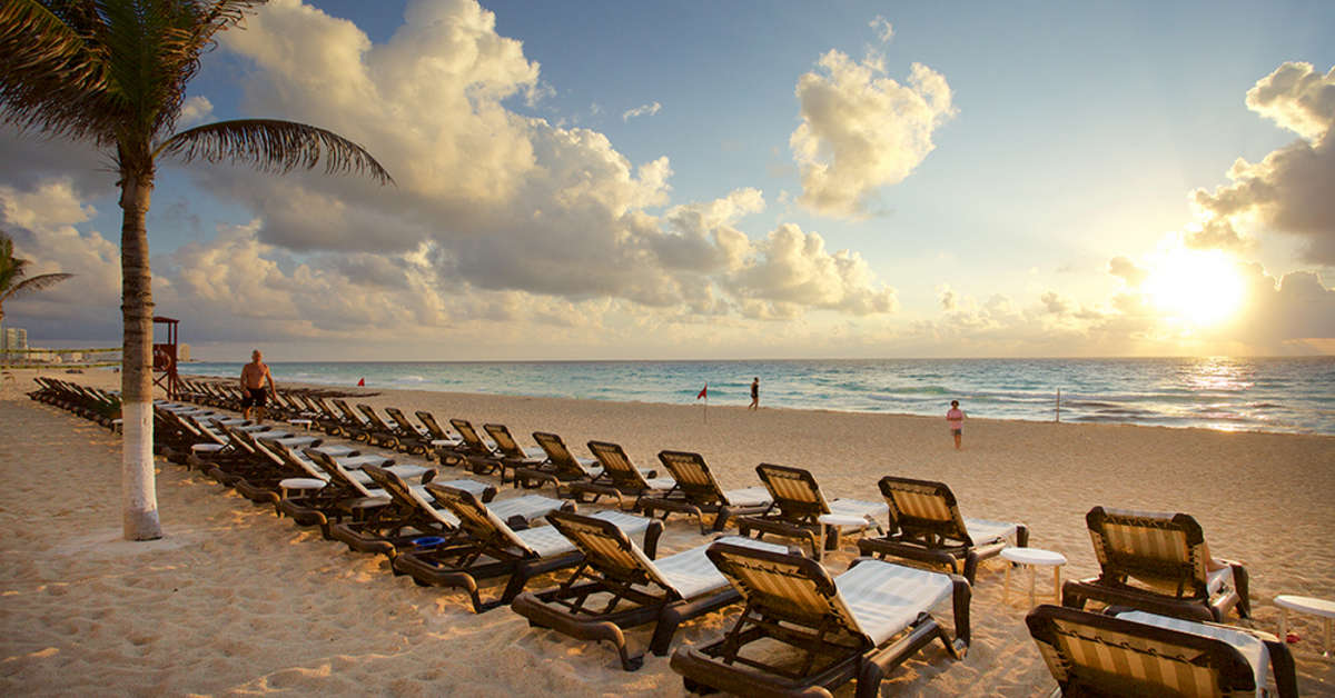 Een foto van het strand bij NYX Cancun