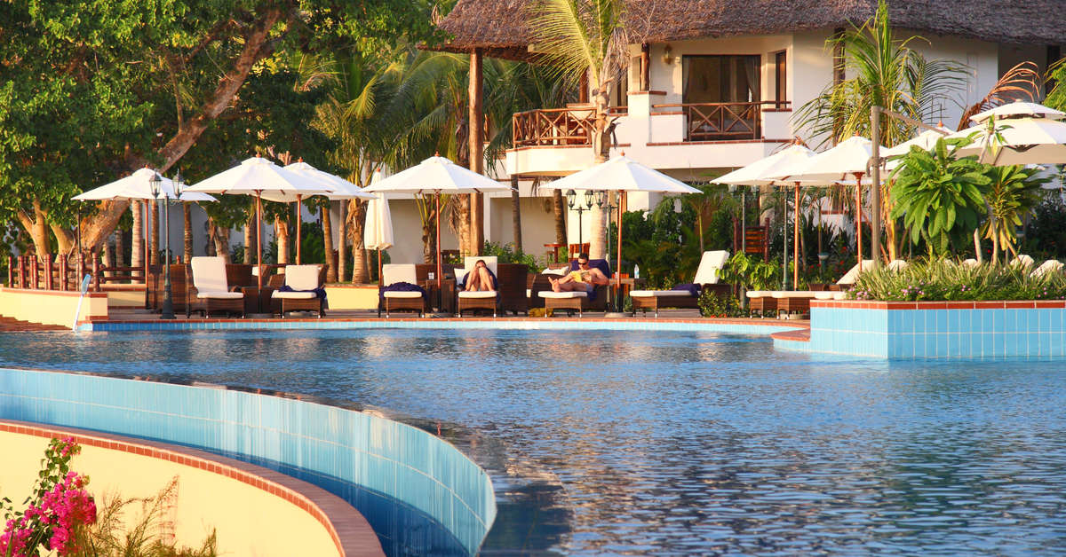 Een foto van het zwembad bij Sea Cliff Resort & Spa
